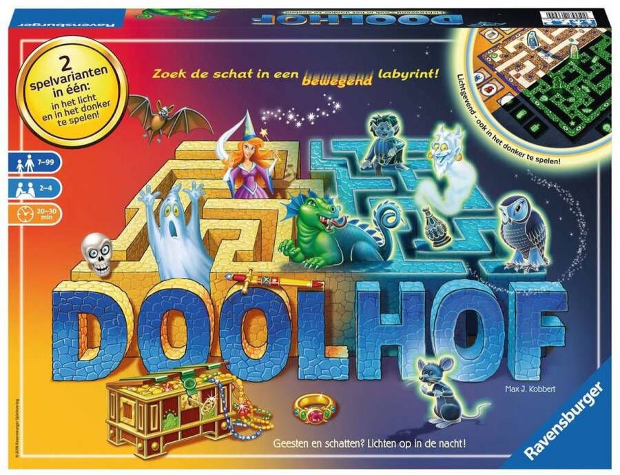 Ravensburger Betoverde Doolhof Glow in the Dark Bordspel