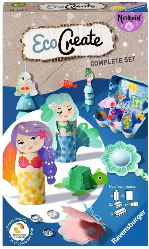 Ravensburger EcoCreate Mini Sparkle with mermaids Hobbypakket