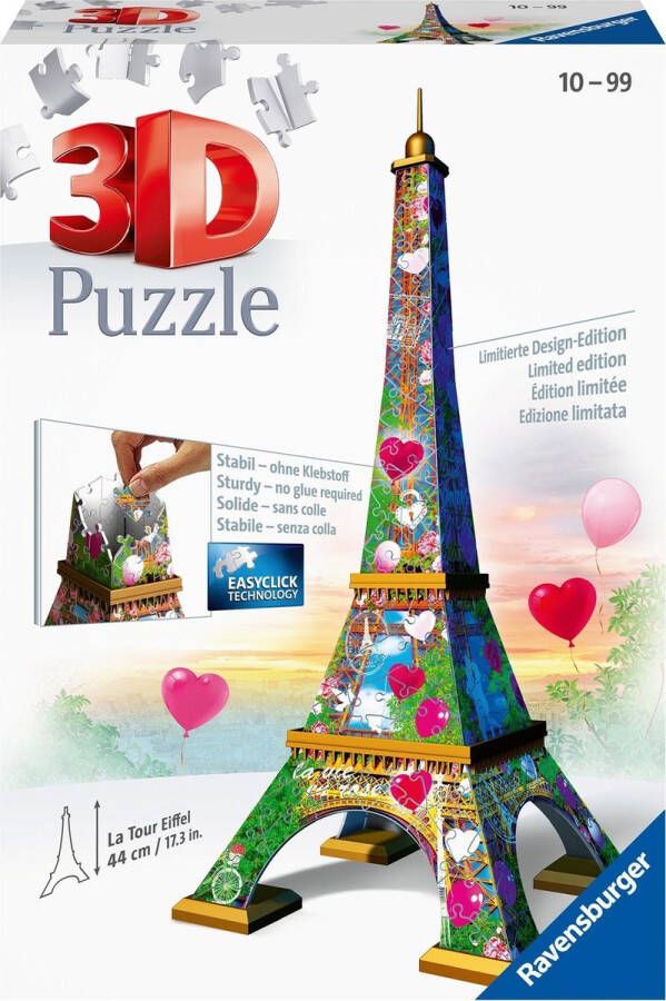 Ravensburger Eiffeltoren Love Edition 3D puzzel gebouw 216 stukjes