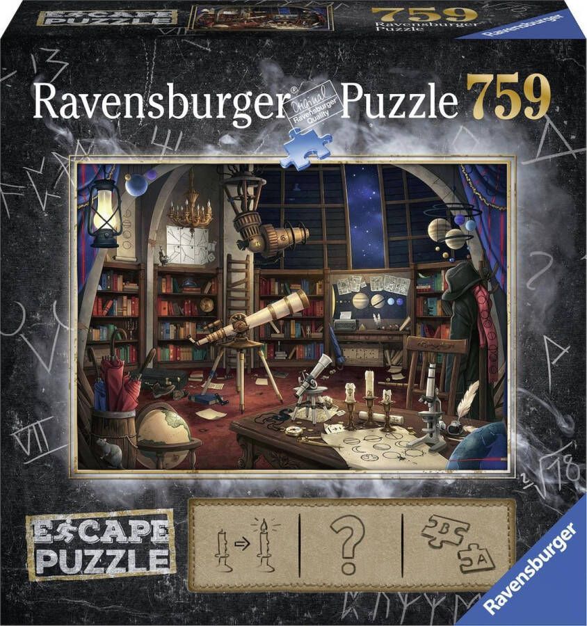 Ravensburger puzzel 759 stukjes Escape room 1 space observatory