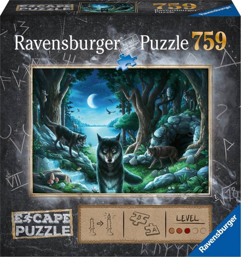 Ravensburger puzzel 759 stukjes ESCAPE 7 Curse of the Wolves