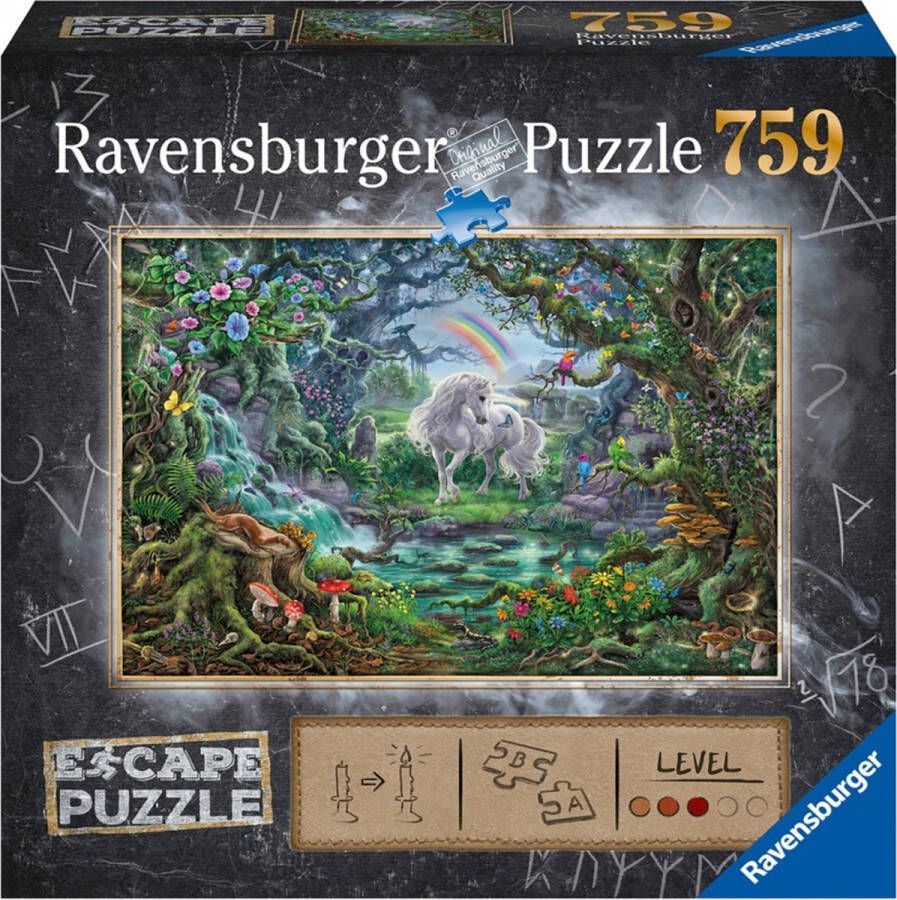 Ravensburger puzzel escape 9 Unicorn 759 stukjes