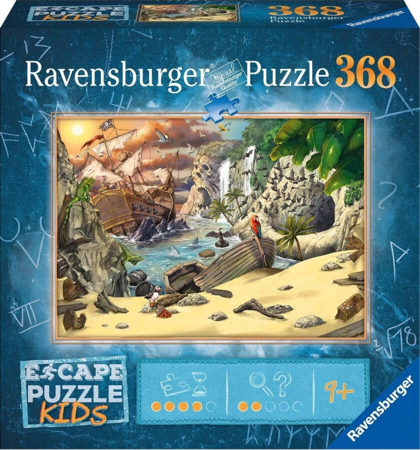 Ravensburger puzzel 368 stukjes pirates escape kids