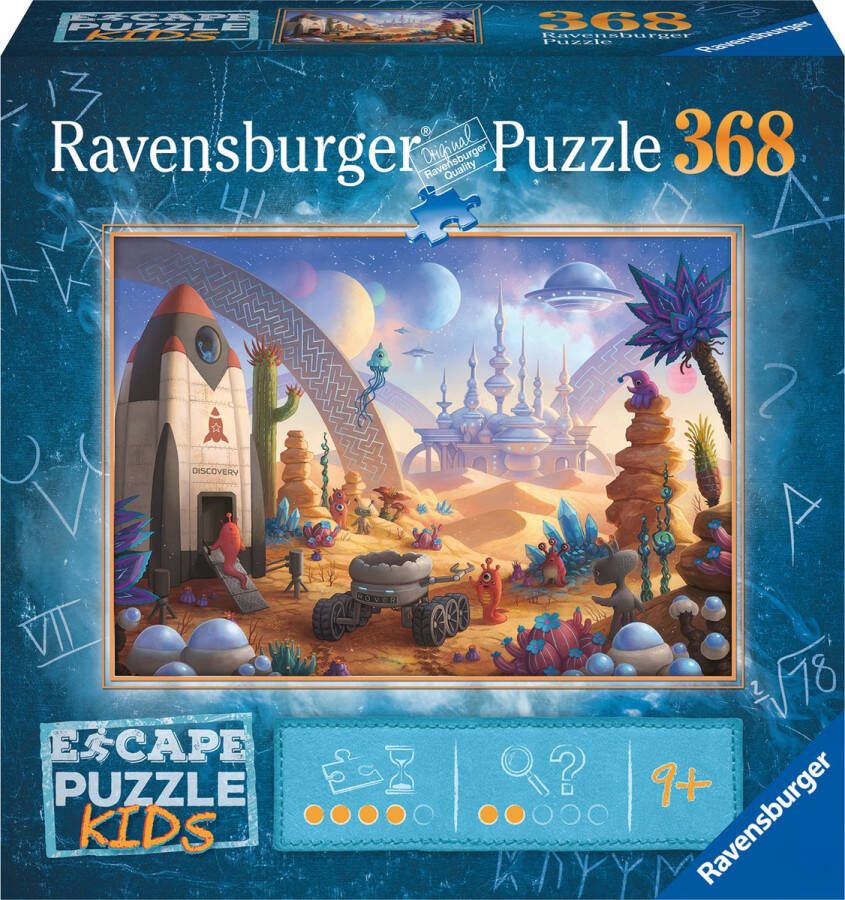 Ravensburger puzzel 368 stukjes escape kids space mission