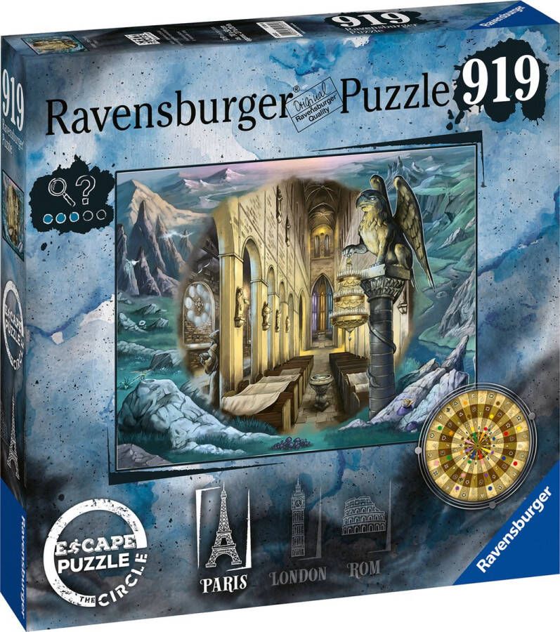Ravensburger Escape the Circle puzzel Paris Legpuzzel 920 stukjes