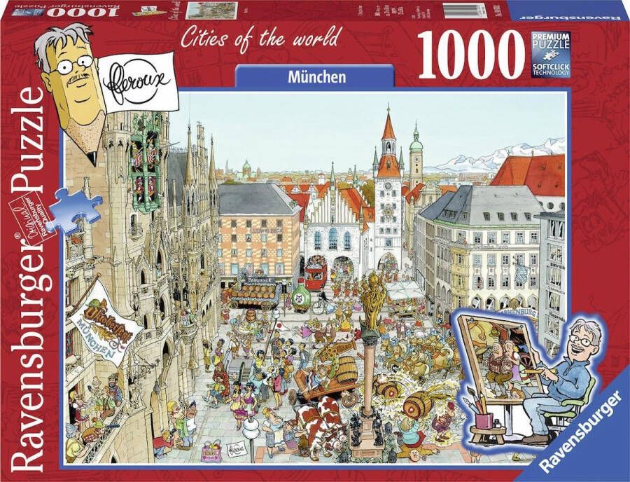 Ravensburger Fleroux: M√ºnchen Cities of the World Puzzel (1000)
