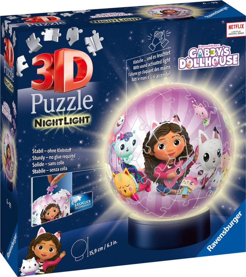 Ravensburger Gabby's Dollhouse 3D Puzzel