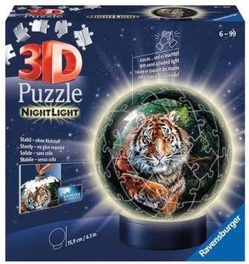 Ravensburger Grote Katten Night Light 3D puzzel 72 stukjes