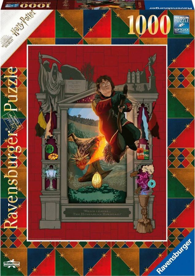 Ravensburger Puzzel van 1000 stukjes Harry Potter en de Vuurbeker (Harry Potter MinaLima Collection)