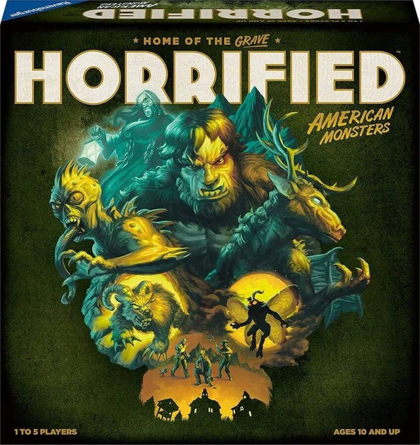 Ravensburger Horrified: American Monsters Bordspel