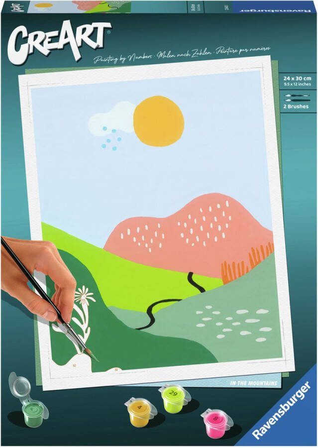 Ravensburger In the Mountains Schilderen op nummer voor volwassenen