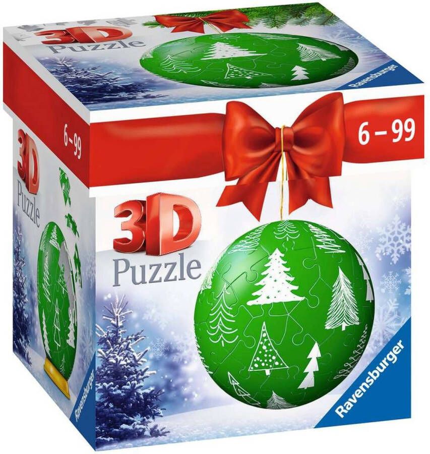 Ravensburger Kerstbal Noorwegen 3D puzzel puzzelbal