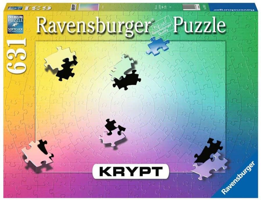 Ravensburger Krypt puzzel Gradient Pasteltinten Legpuzzel 631 stukjes