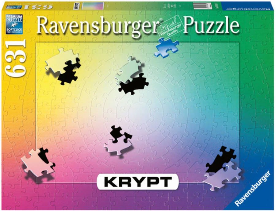 Ravensburger Krypt puzzel Gradient Pasteltinten Legpuzzel 631 stukjes