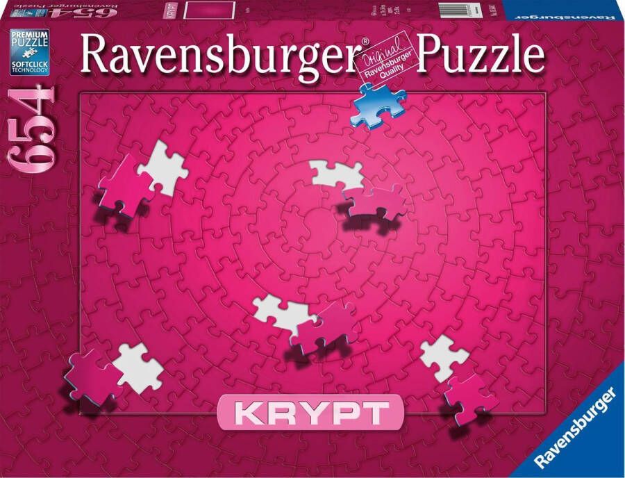 Ravensburger Krypt puzzel Roze Legpuzzel 654 stukjes
