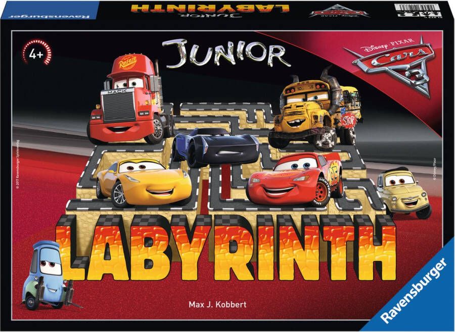 Ravensburger Labyrinth junior Disney Cars 3 bordspel