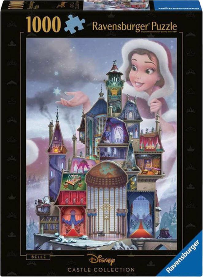 Ravensburger puzzel Disney Castles: Belle 1000 stukjes