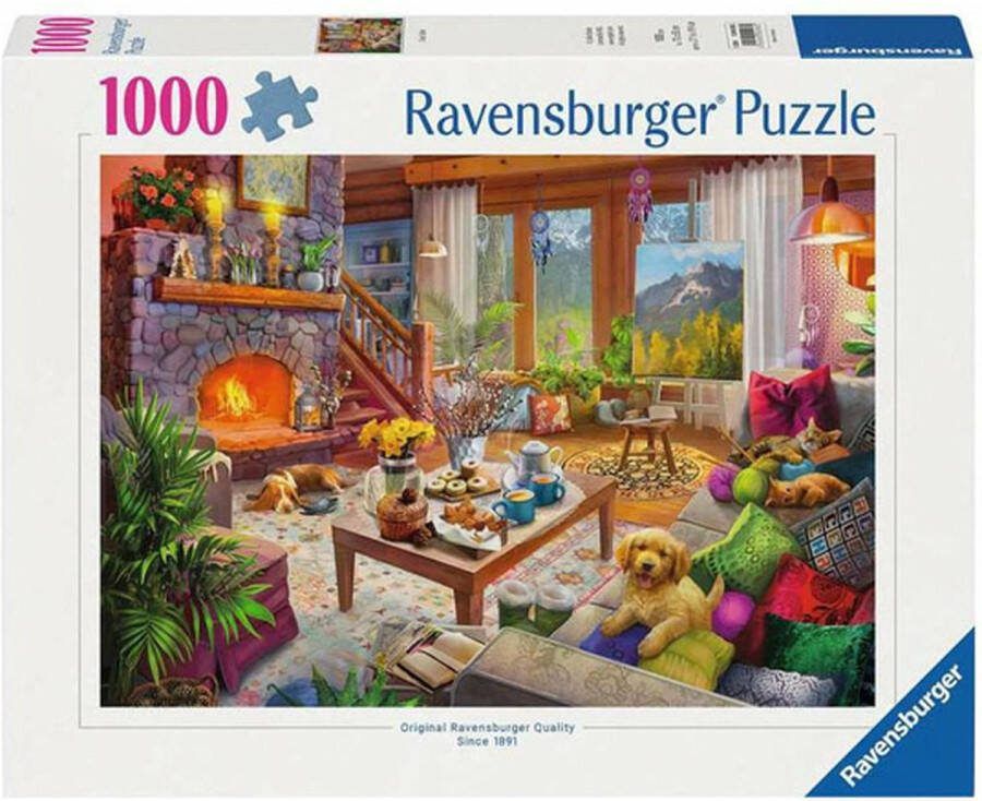 Ravensburger Legpuzzel Gezellige Hut 1000st