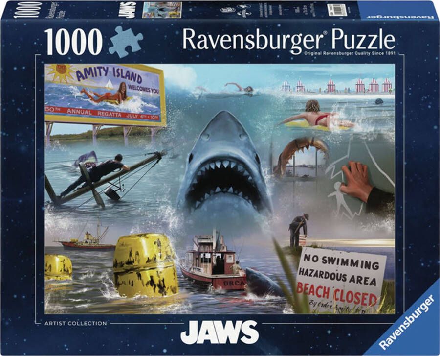 Ravensburger puzzel Jaws 1000 stukjes