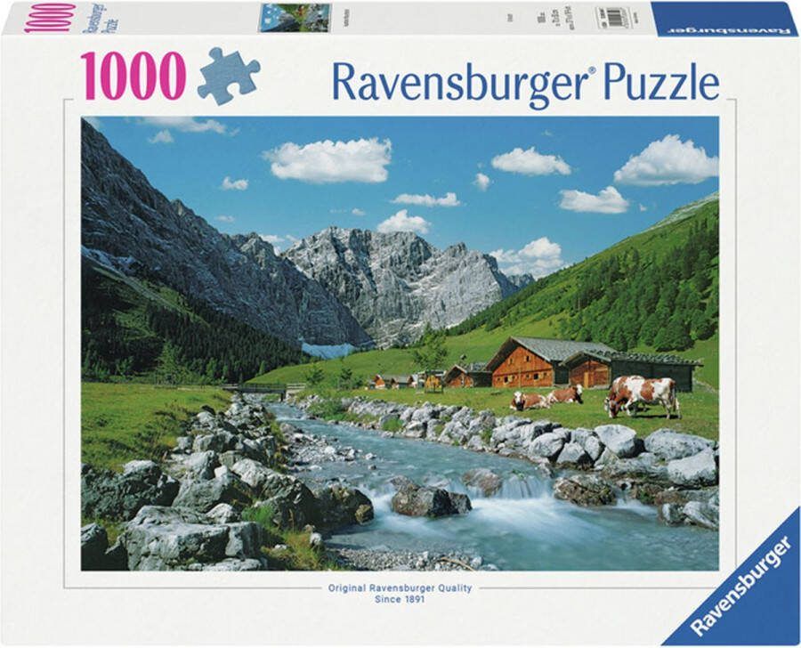 Ravensburger Legpuzzel Karwendelgebergte Oostenrijk 1000st