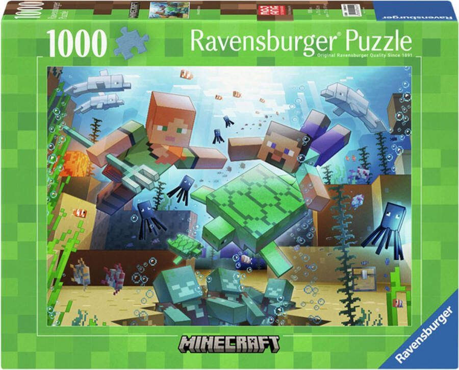 Ravensburger puzzel Minecraft Mosaic 1000 stukjes