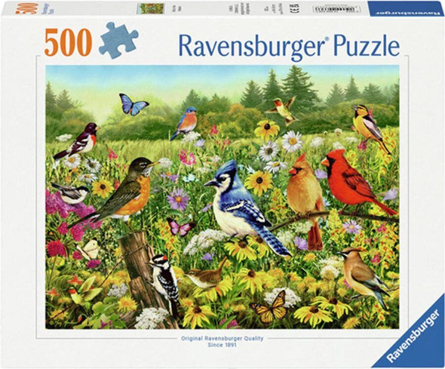 Ravensburger puzzel Vogels in de wei 500 stukjes