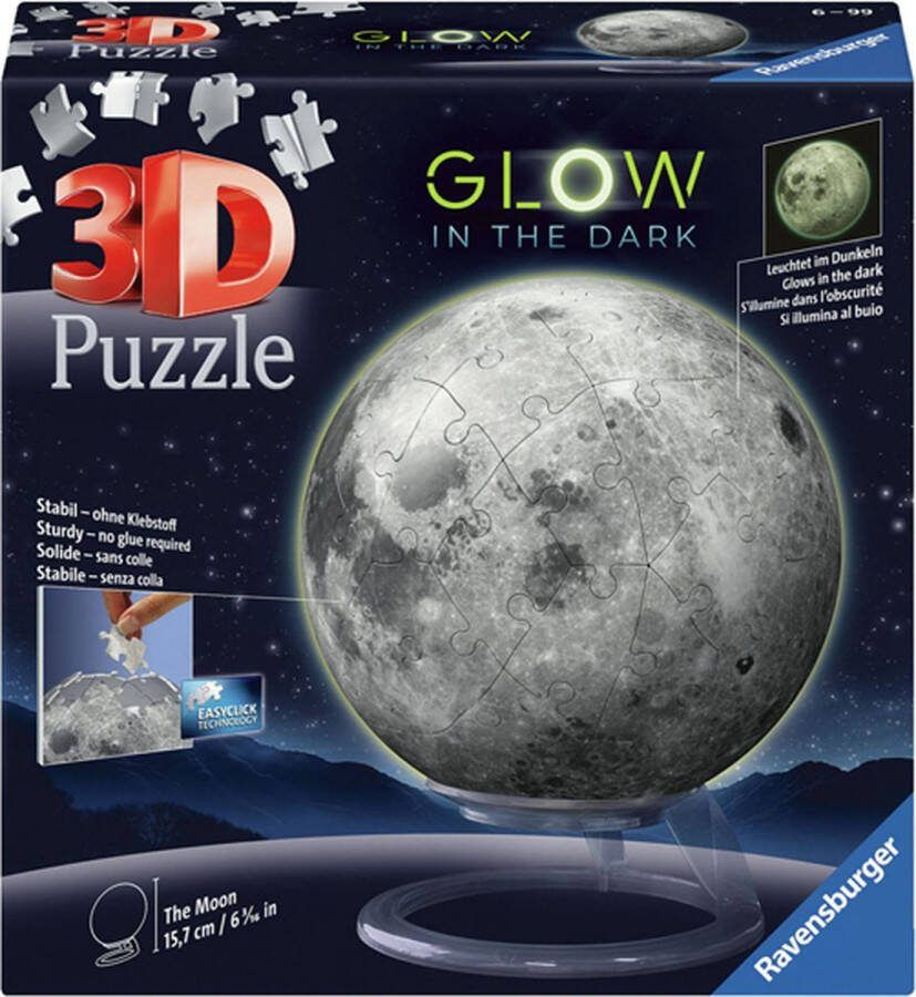 Ravensburger Mond Glow-In-The-Dark 72 stukjes