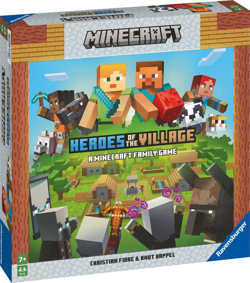 Ravensburger Minecraft Junior: Heroes of the village Bordspel