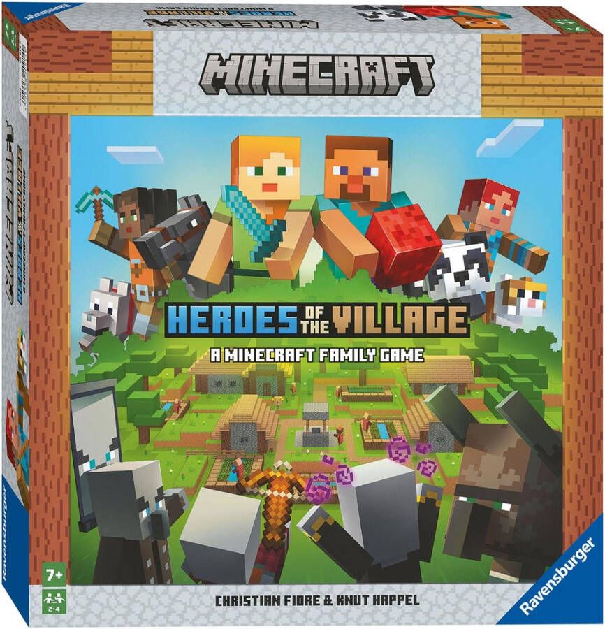 Ravensburger Minecraft junior: Heroes of the village Bordspel