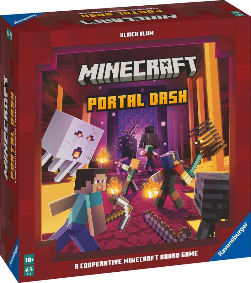 Ravensburger Minecraft Portal Dash Bordspel