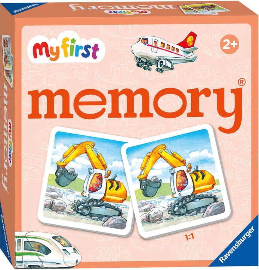 Ravensburger My first memory Kaartspel Voertuigen