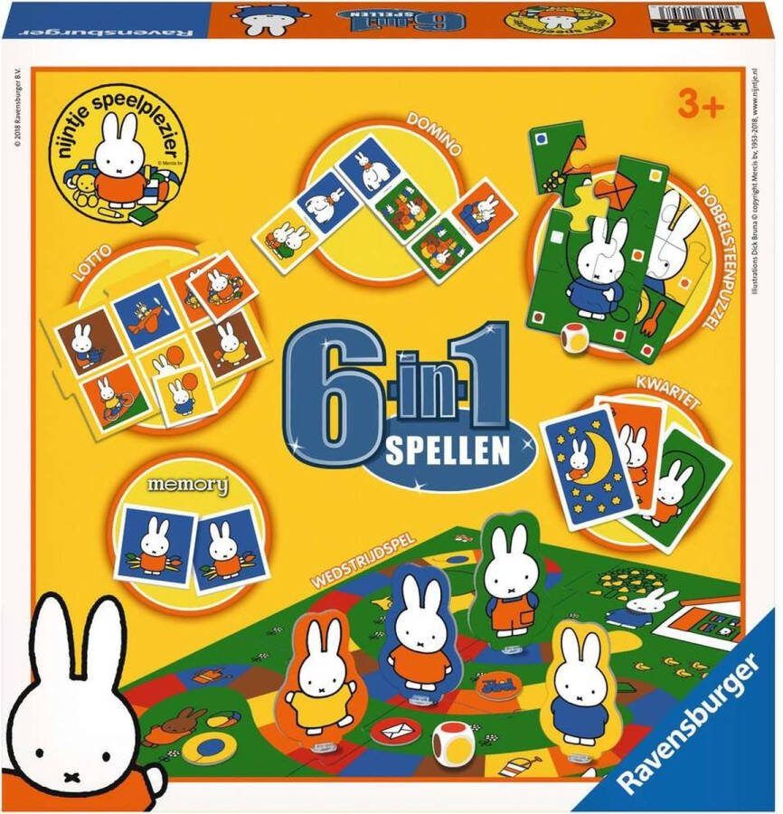 Nijntje Ravensburger 6-in-1 spellendoos