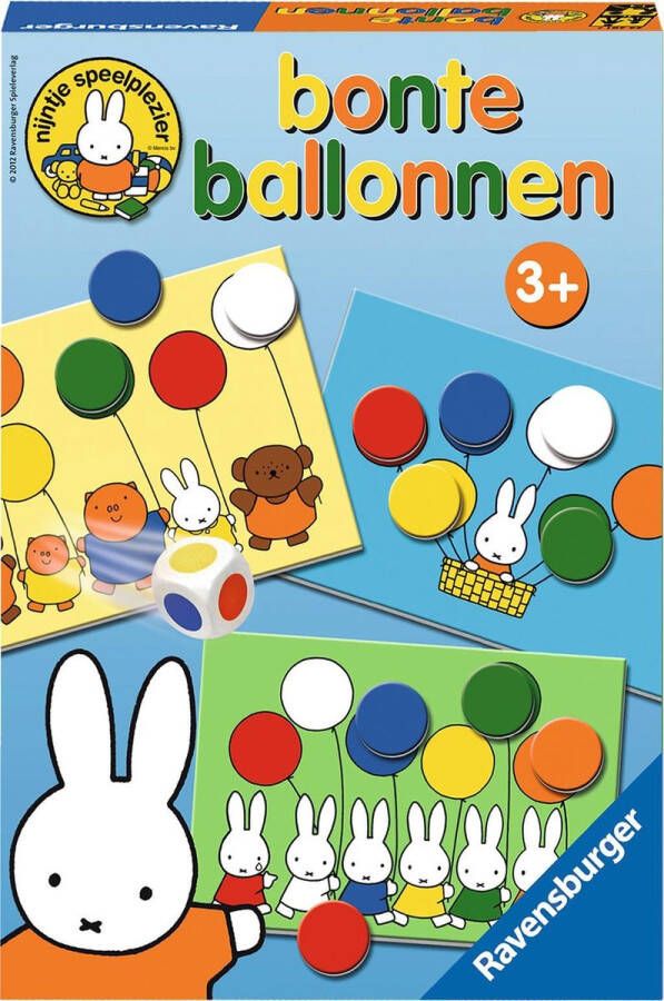 Ravensburger nijntje Bonte Ballonnen Ballonnenspel Educatief spel