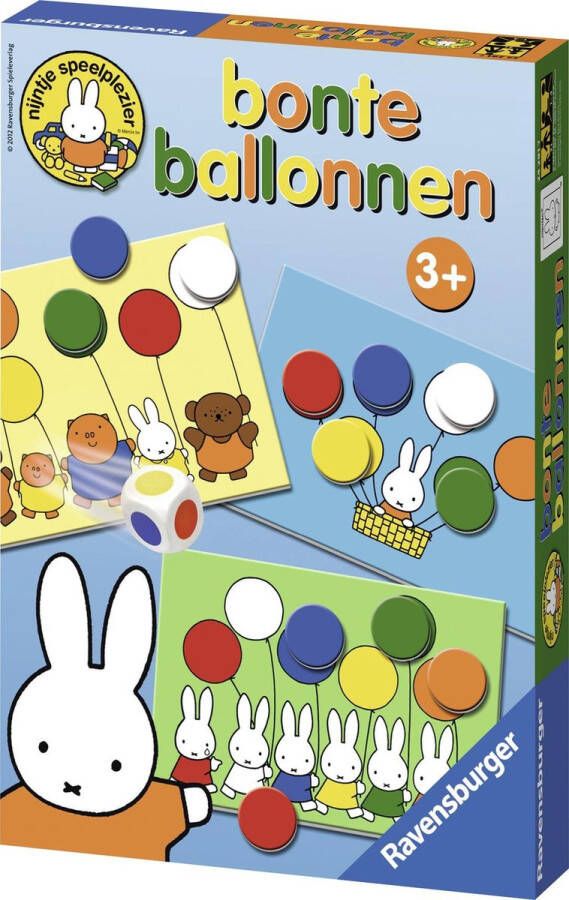 Ravensburger nijntje Bonte Ballonnen Ballonnenspel Educatief spel