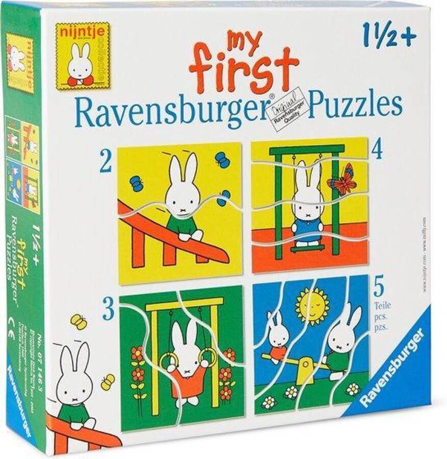 Nijntje Ravensburger mijn eerste 2 3 4 5 stukjes legpuzzel 14 stukjes