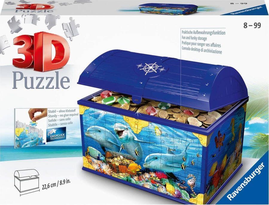 Ravensburger Opbergdoos Onderwaterwereld 3D puzzel 216 stukjes