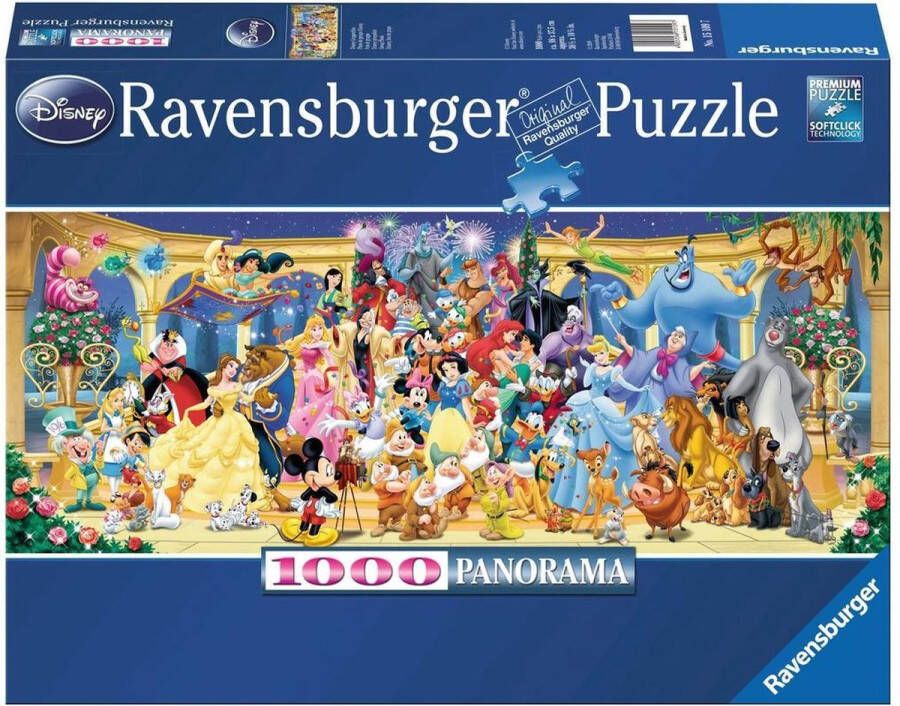 Ravensburger Panorama Puzzel Disney Groepsfoto Legpuzzel 1000 stukjes