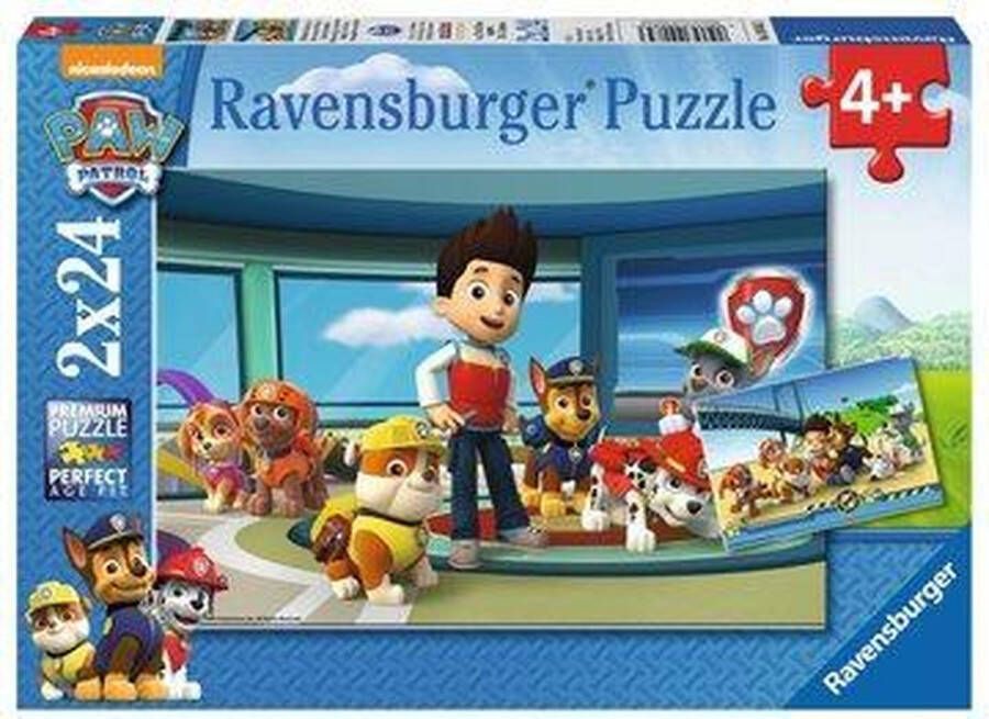 Ravensburger PAW Patrol: Hulpvaardige Speurneuzen Puzzel 2x24 stukjes