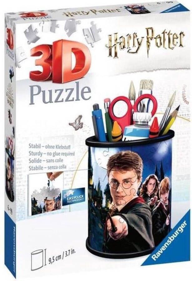 SpellenRijk RAVENSBURGER 3D Puzzle Pencil Pot Harry Potter