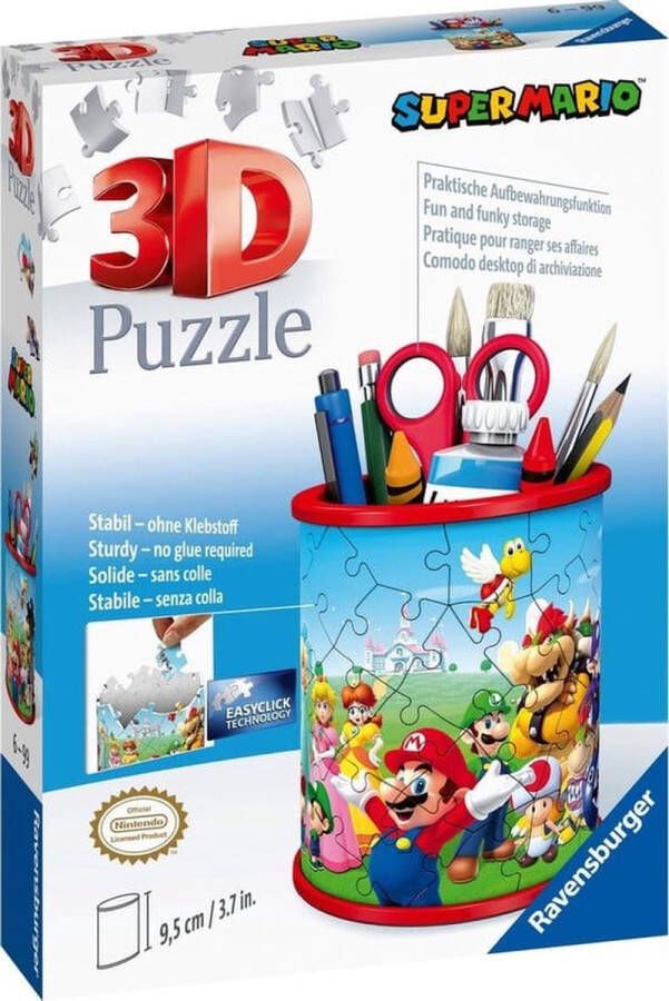 Ravensburger Pennenbak Super Mario 3D puzzel 54 stukjes