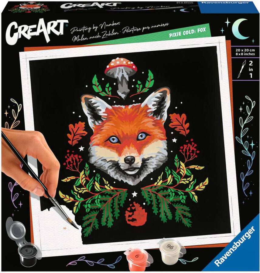 Ravensburger Pixie Cold Edition Fox Schilderen op nummer voor volwassenen