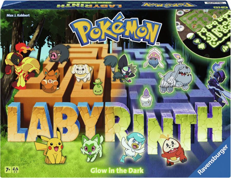 Ravensburger Pokémon Labyrinth Glow in the Dark Strategisch Bordspel