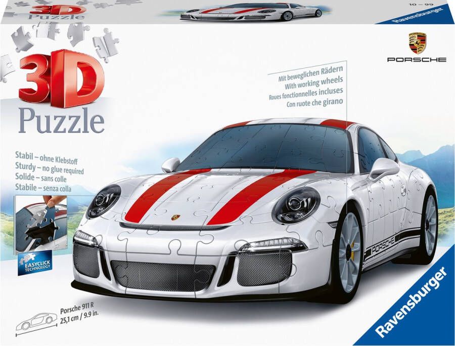 Ravensburger Porsche 911R 3D puzzel 108 stukjes
