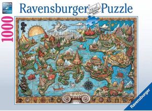 Ravensburger puzzel 1000 stukjes geheimzinnige atlantis