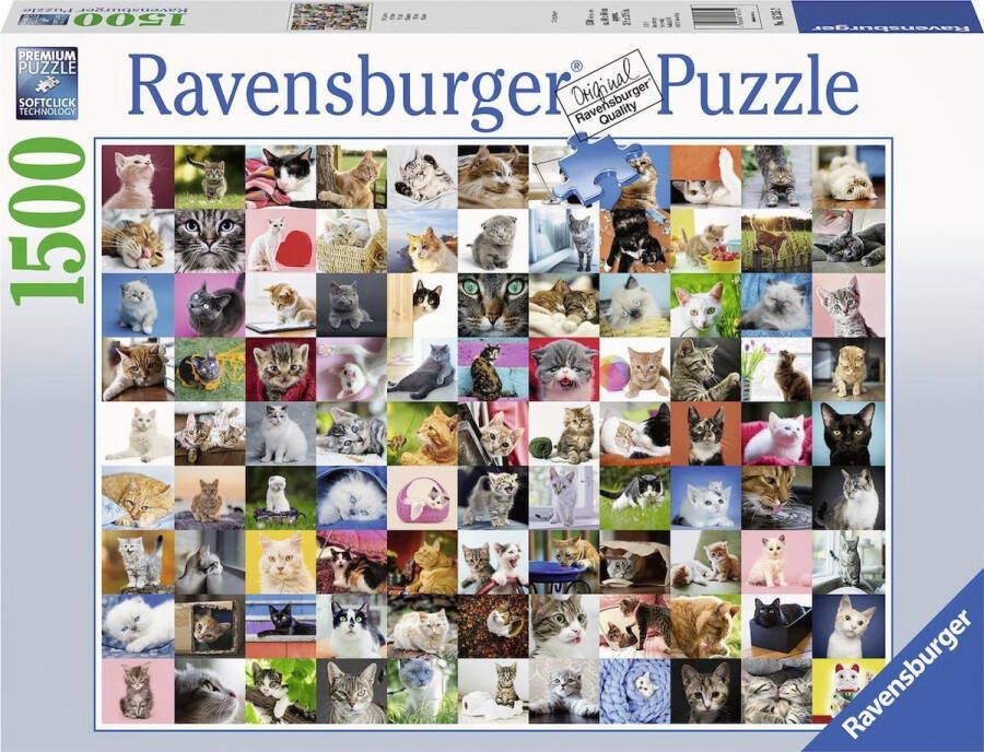 Ravensburger puzzel 99 Katten Legpuzzel 1500 stukjes