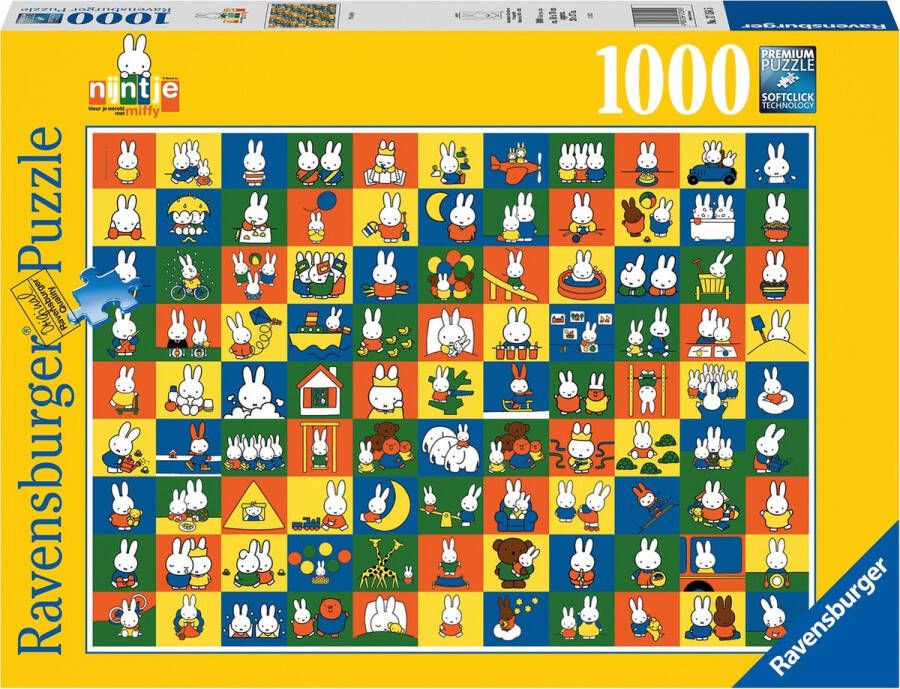 Ravensburger puzzel 99 nijntjes Legpuzzel 1000 stukjes