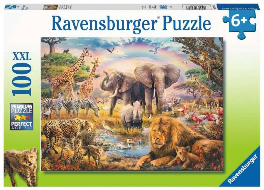 Ravensburger puzzel Afrikaanse Savanne Legpuzzel 100XXL stukjes
