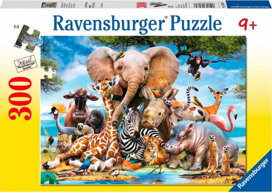 Ravensburger puzzel Afrikaanse Vrienden Legpuzzel 300XXL stukjes