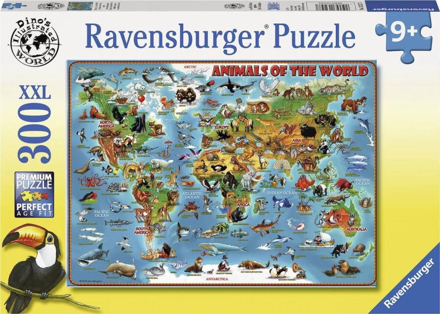 Ravensburger puzzel Animals of the World Legpuzzel 300XXL stukjes