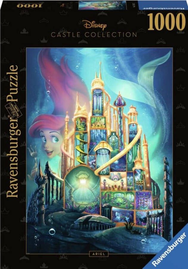Ravensburger Disney Ravensburger puzzel Ariel Disney Kasteel 6 1000 stukjes